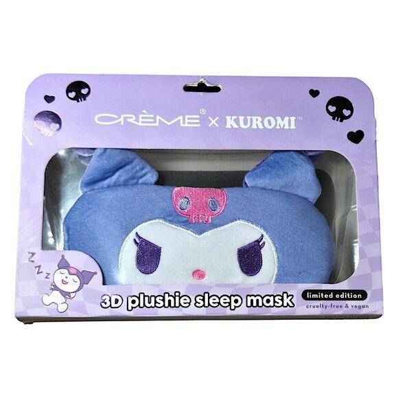 The Crème Shop X Kuromi 3D Plush Sleep Mask - Picture 1 of 3